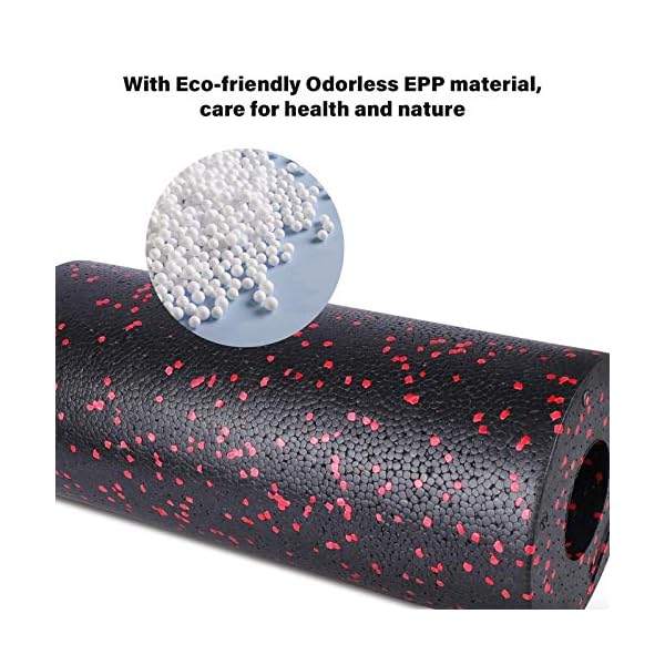 CSFLY-Foam-Roller-352-x-153-x-104-cm-for-Home-Workout-Massage-Roller-for-Stretching-Exercise-Back-Roller-Massager-Portable-Fitness-Equipment-Muscle-Roller-for-Pilates-Pain-Relief CSFLY Foam Roller 35.2 x 15.3 x 10.4 cm for Home Workout, Massage Roller for Stretching Exercise & Back Roller Massager…