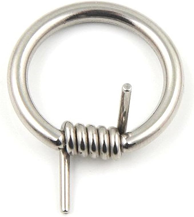 316L Steel Captive Ball Hoop 14g x 12mm Clothing