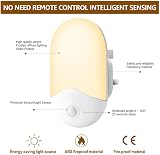 Detake 2 Pack LED Night Light Dusk to Dawn Plug In 0.5W Warm White view 4