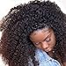 Afro Kinky Curly Clip in Ponytail Hair Extensions for Black Women 10 Inches Natural Color Ponytail Extensions