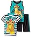 Disney Boys' 3 Piece Lion Guard Kion T-Shirt Muscle T-Shirt and Shorts Set