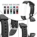 REDGO ID115U Replacement Bands, ID115U ID115UHR Replacement Fitness Tracker Band, Black Blue Teal Pink Purple