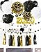 Graduation Party Decorations 2022 Black White Gold Paper Tassel Garland for Great Gatsby Decorations/ Birthday Decorations/2022 Graduation Party Supplies