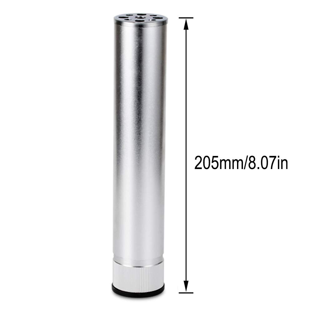 Ferramenta Set di 4 Sostitutive Piedini,Gambe per Mobili Regolabili,Piede  per Armadio in Lega di Alluminio,Capacità di Carico Fino a 200 Kg,per  Armadi,Armadi Tv urban-earth.co.uk