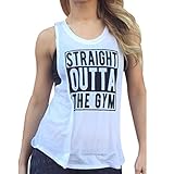 Elaco Women Yoga Shirts Sports Vest Fitness Gym Tank Top Loose Vest Blouse Running T-shirt
