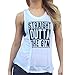 Elaco Women Yoga Shirts Sports Vest Fitness Gym Tank Top Loose Vest Blouse Running T-shirt