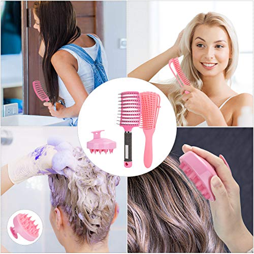 Detangling Brush Wet Brush Curly Hair Brush Scalp Massager Shampoo