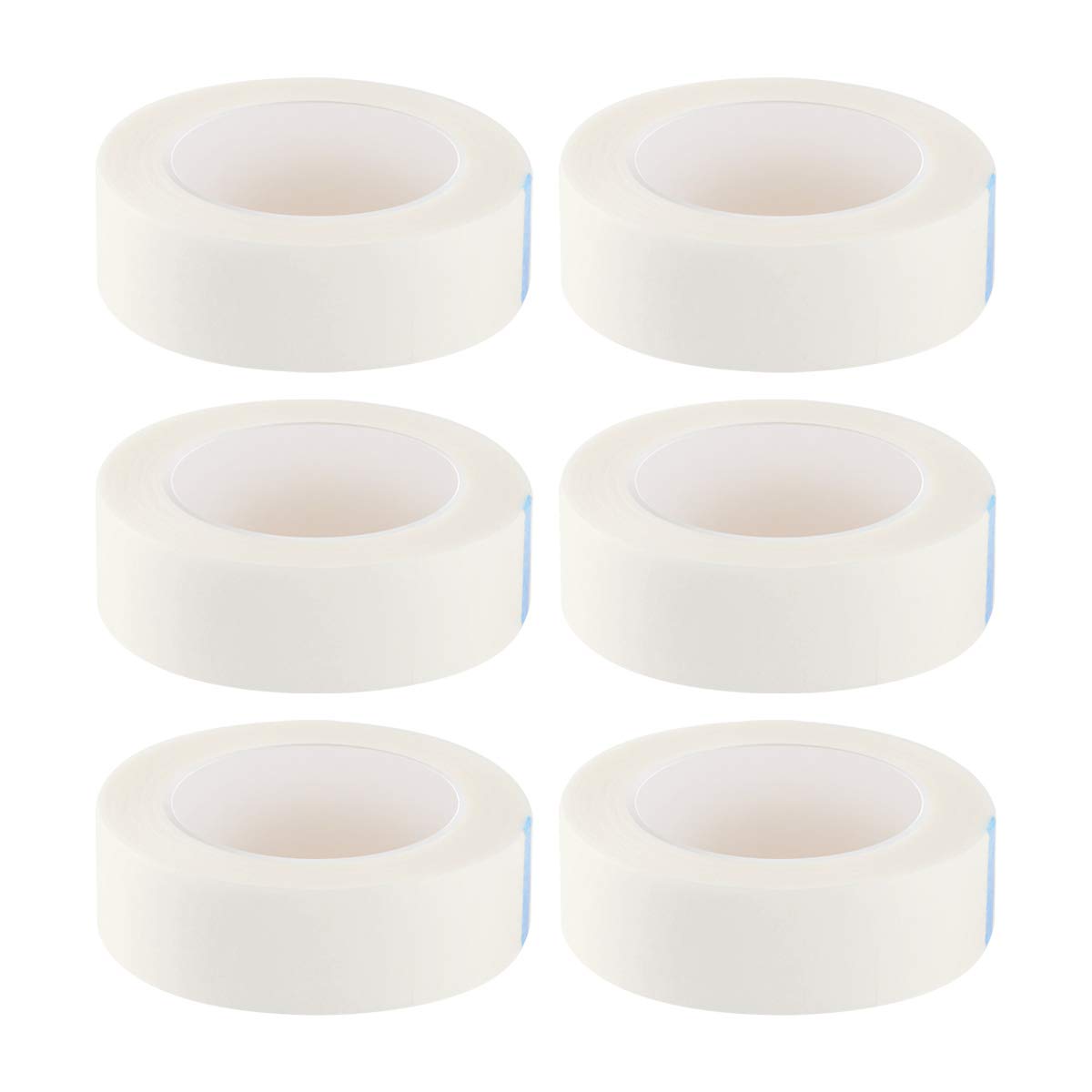 Eyelash Tape，6PCS Grafting Eyelash Tape Adhesive Tape Planting Eyelash Lint Eye Lashes Tools Medical Tape for Eyelash Extensions
