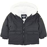 Osh Kosh B'Gosh Baby Boys' Infant Grey Sherpa Lined Outerwear Jacket