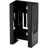CASOMAN Magnetic Glove Dispenser - 8LBS Capacity, Wall Mount Magnet, Black Dispenser Box