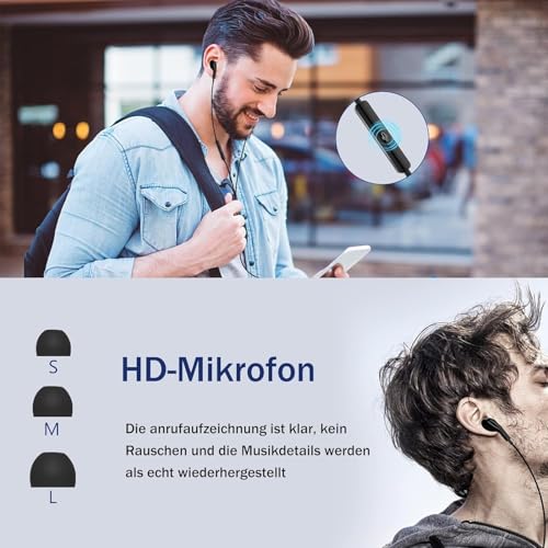 USB C Headphones with Microphone In-Ear Headphones for Samsung Galaxy S26 S25 S24 S23 Ultra S22 S21 FE A56 A55 A35 A54 5G A16 USB C Headset with Volume Control for iPhone 15 16 17 Pro Max Air iPad 10