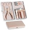Vabogu Manicure Set, Pedicure Kit, Nail Clippers, Professional Grooming Kit, Nail Tools 18 In 1 with Luxurious Travel…