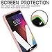 LG G6 Case, JDB Heavy Duty Defender Shock Absorption Impact Resistant Protection Hybrid with Flexible Inner Protection and Reinforced Hard Bumper Frame Case for LG G6 (2017) - Rose Gold
