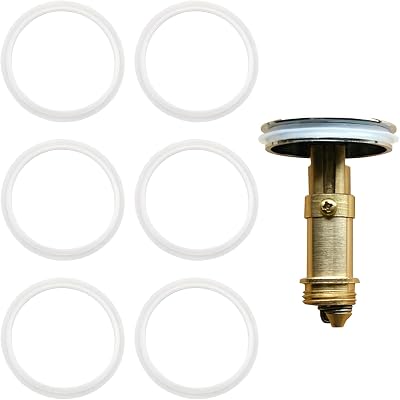 IBEIKE 6PCS O-Ring Bath Plug Seal Washer Gasket 38mm Rubber Sink Drain Stopper