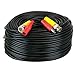 200 Feet Pre-Made All-in-One BNC Video and Power Extension Cable with Connector for CCTV Security Camera (Black, 200 feet)