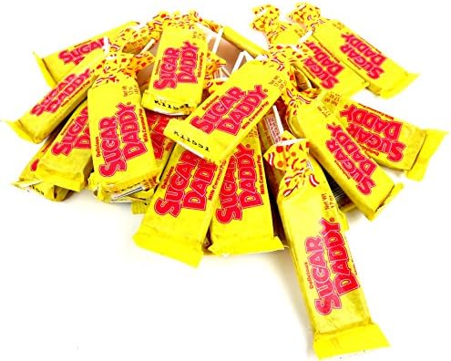 Sugar Daddy Lollipops (24 count) Frustration Free Packaging