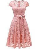 Dressystar Women's Vintage Sweetheart Lace Wedding Party Dress Short Formal Dress
