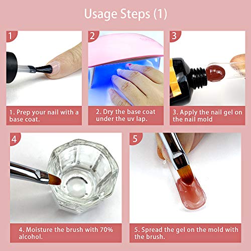 Polygel Starter Kit for Beginner, AIFAIFA Nail Extension Nail Kit Set