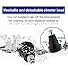 Nose Hair Trimmer for Men Women Battery Operated Ear Trimmers Electric Nasal Trimmer with Sturdy Sharp Stainless Steel Rotary Dual-Edge Blades System-Sideburns Trimmer Head Included by LUUKMONDE