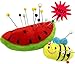 PeavyTailor Sewing Pincushion for Sewing Machine 2pcs Needle Storage and Organizer,Cute Shaped Needle Cushion for Sewing DIY Crafts - Watermelon