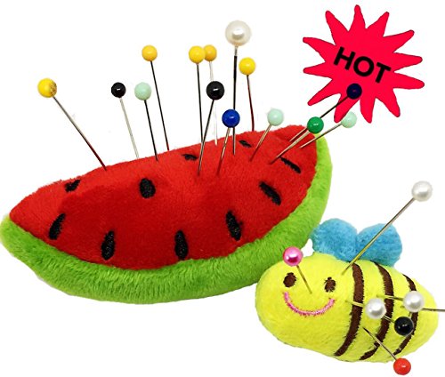 PeavyTailor Pin Cushion For Sewing Machine 2pcs Pin Holder- Watermelon