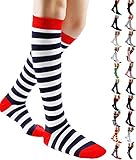 Gnpolo Womens Graduated Compression Socks 15-20 20-30 mmHg Athletic Running Nurse Stockings