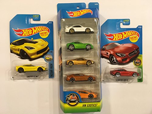 hot wheels exotics 5 pack 2017