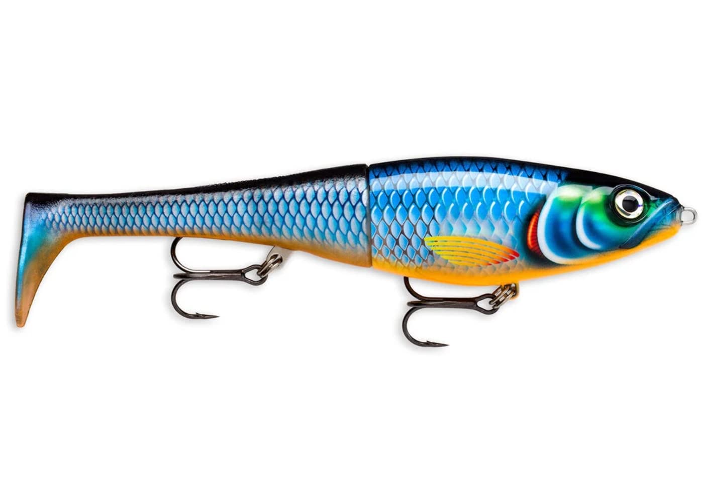 Rapala X-Rap Peto Lure with Two No. 2/0 Hooks, 0.5-1 m Swimming Depth, 20 cm Size, Blue Ghost