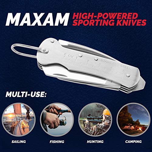 Maxam 3 3/4 Inch Sailor's Tool, a Powerful MultiUse Sailor Knife Ideal