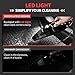 HOTOR Corded Car Vacuum, DC 12V Car Vacuum Cleaner High Power, Potable Handheld Auto Vacuum Cleaner for Car with 1 Extra Stainless Steel HEPA Filter