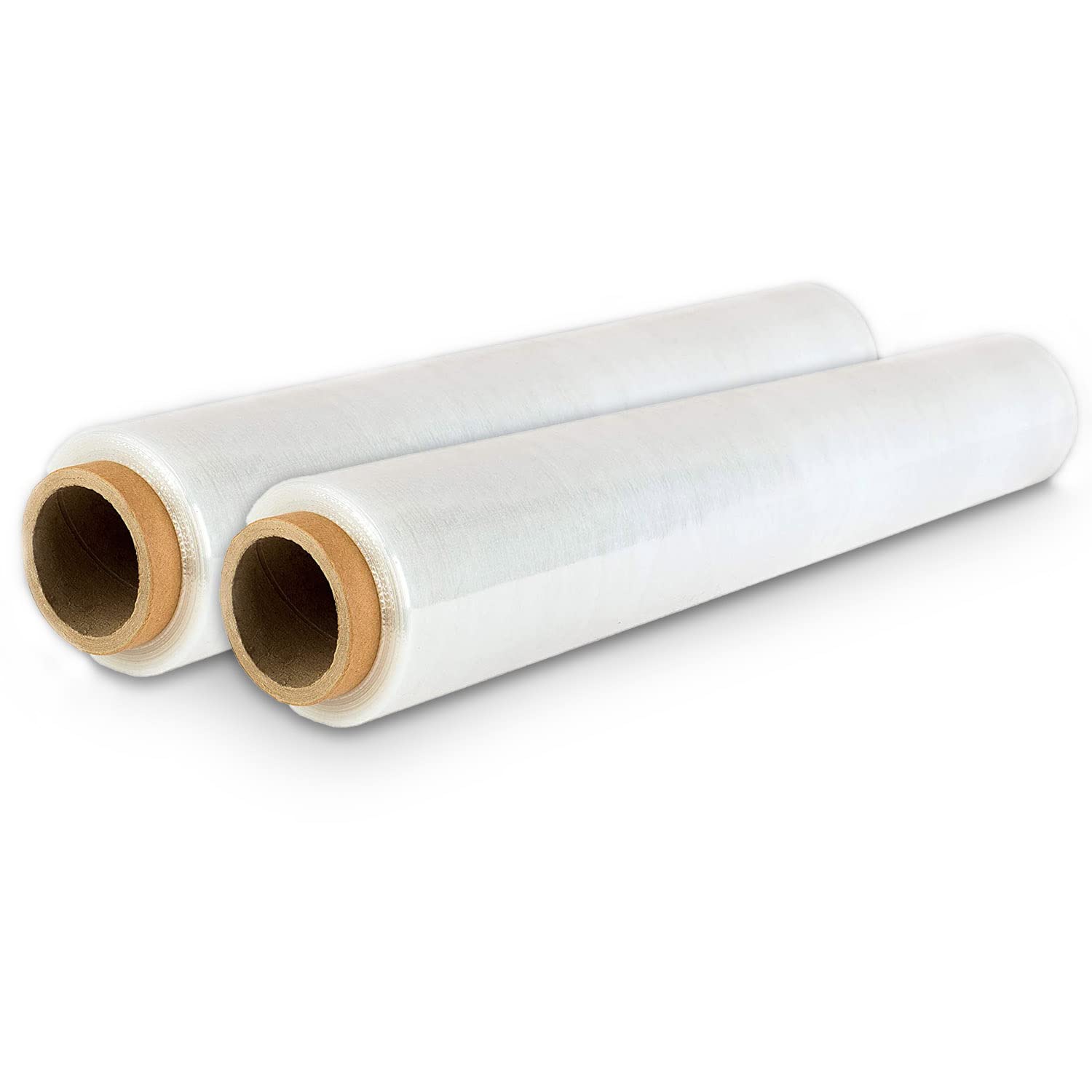 V1 Trade Pallet Wrap 2 Rolls – Cling Film for Packaging 23 Micron – Industrial Stretch Wrap 150m x 50cm – Moving Wrap for Boxes and Furniture