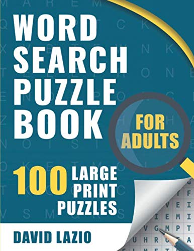 Word Search Puzzle Book for Adults: 100 Large Print Puzzles