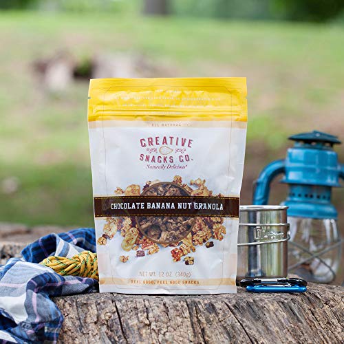 Creative Snacks Chocolate Banana Nut Granola Clusters, Great for
