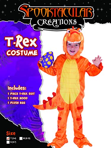 Spooktacular Creations Child T-Rex Costume (3T) Orange - //medicalbooks.filipinodoctors.org