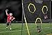 SKLZ Quickster QB Football Trainer Net w/ Target. Ultra-Portable, Quick Setup. 7” x 7”.