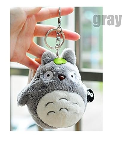 totoro keychain plush