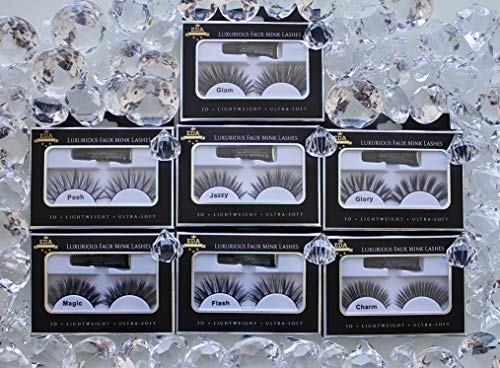 EDA LUXURY BEAUTY FLASH 3D Faux Mink False Lashes | Full Dramatic Volume | Extra Long Length | Eyelash Extensions | Fluffy Layered Spiky Lifting Effect | Vegan & Cruelty-Free | Fake Eyelashes 5 EDA LUXURY BEAUTY FLASH 3D Faux Mink False Lashes | Full Dramatic Volume | Extra Long Length | Eyelash Extensions | Fluffy Layered Spiky Lifting Effect | Vegan & Cruelty-Free | Fake Eyelashes