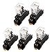 AC 24V Coil Red Light DPDT 8 Pins Power Relay 5 Pcs + Socket Base