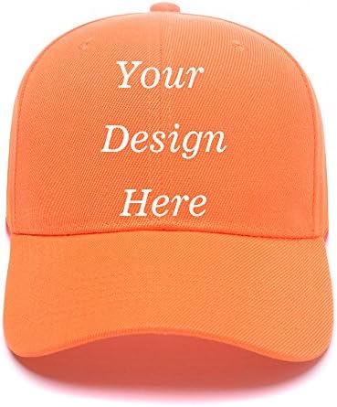 Unisex Cotton Baseball Cap - Custom Personalized Adjustable Hat Hats