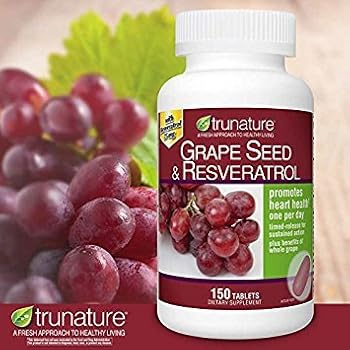 TruNature Grape Seed & Resveratrol - 150 Tablets
