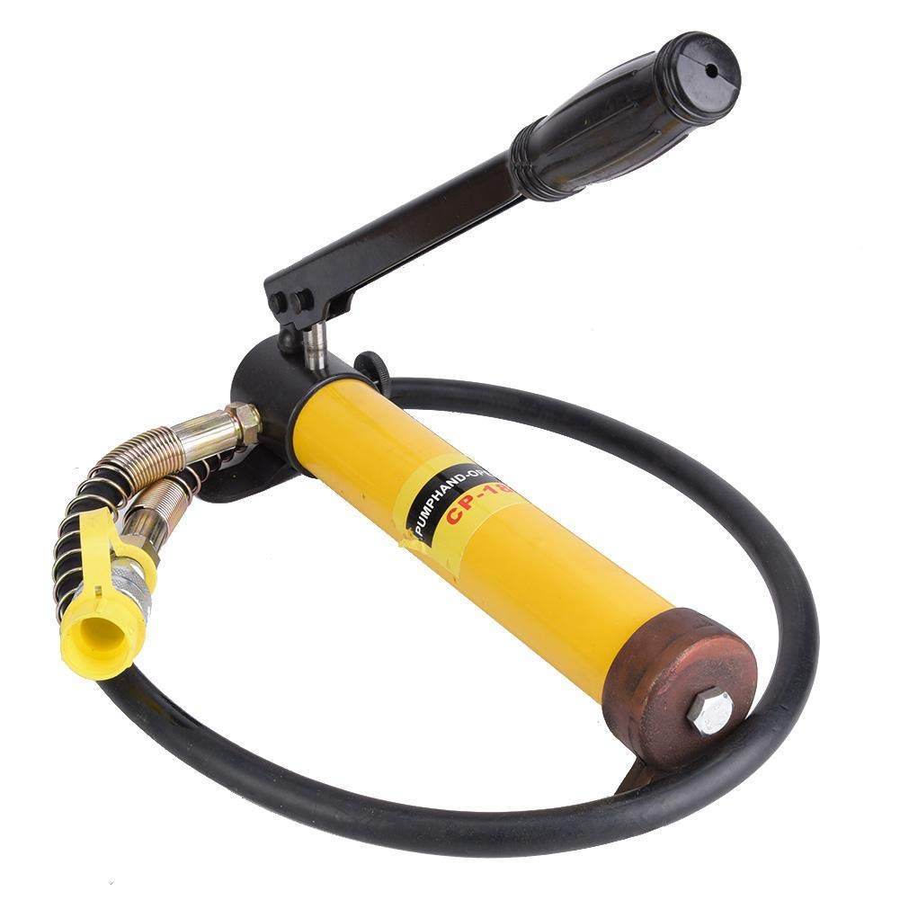 10T Hydraulic Jack Manual Hydraulic Pump Set Steel Lifting Handle Tool for Car Repairing 10T