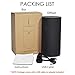 Airror USB Car Essential Oil Diffuser Air Refresher Ultrasonic Aromatherapy Diffusers for Office Travel Home Vehicle (Black)