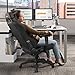 Homall Gaming Chair Racing Office Chair Adjustable Swivel Manage Chair with Headrest and Lumbar Support (Black)