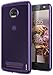 Aeska Moto Z2 Force Case, Ultra [Slim Thin] Flexible TPU Soft Skin Silicone Protective Case Cover for Motorola Moto Z2 Force Edition (Purple)