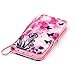 iPhone SE Case,iPhone 5S Case,iPhone 5 Case,[Wrist Strap][Kickstand] Pattern Premium PU Leather Wallet [Card/Cash Slots] Flip Cover for Apple iPhone 5 5S SE [4 Inch] +Crystal Pen (Butterfly)