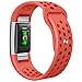 Humenn Fitbit Charge 2 HR Replacement Band, #02 Tangerine, Large