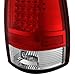 AKKON - For Red Clear 2009-2018 Dodge Ram 1500 10-18 Ram 2500 3500 Pickup Truck LED Tail Lights Pair Left+Right Side