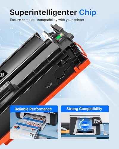 415X MFP M479fdw 415A Toner with Chip Compatible for HP 415X 415A Toner for HP Color LaserJet Pro MFP M479fdw M479dw M479dn M479fnw M479fdn M454dw M454dn M480f M455dw n W203 0X W2030A W2031X (4-Pack)