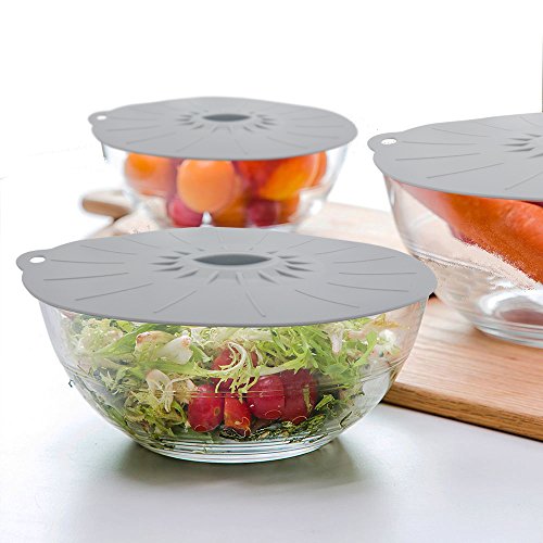 image for YUKSY Silicone Suction Lids Airtight Seal Set, Easy to Apply and Remov