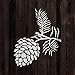 Pine Cone Stencil - Tree Design, Art, Stencils